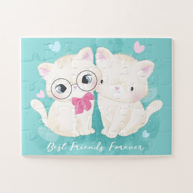 Best Friends Forever Kittens Jigsaw Puzzle (Horizontal)
