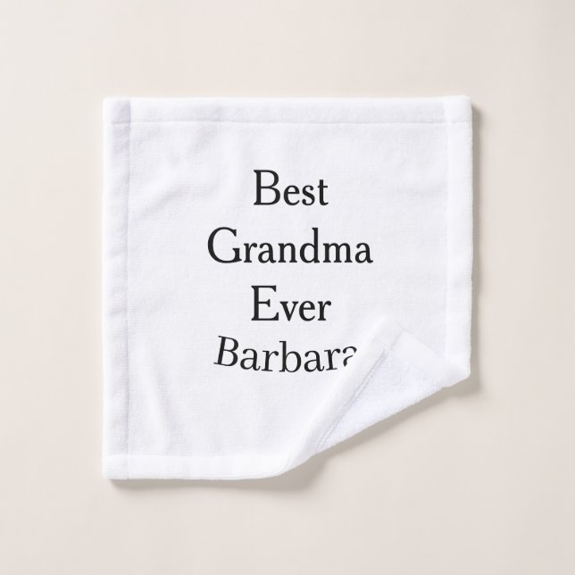 Best Grandma ever name date simple mothers day min (Toallita)