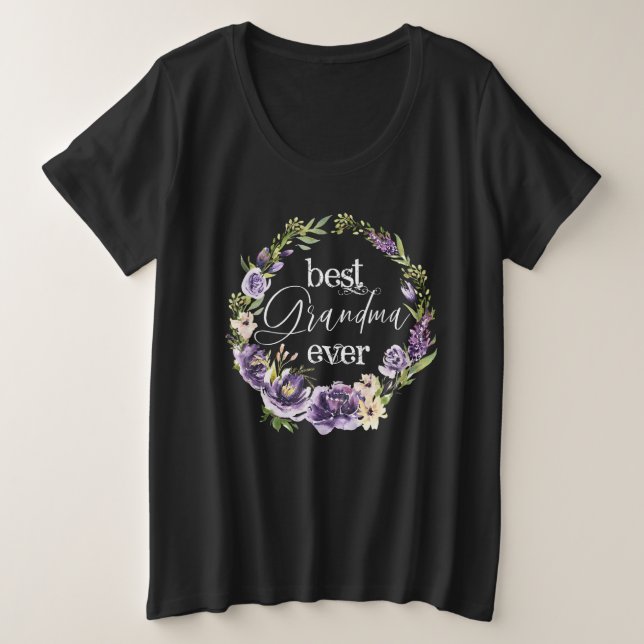 Best Grandma Ever  Women Grandma Nana Mothers Day (Anverso del diseño)