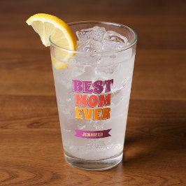 Best Mom Ever Retro Custom Name Funky Colorful 