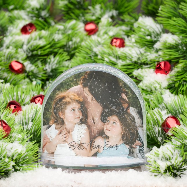 Best Mom Ever Script Mother's Day 2 Photo (Navidad)