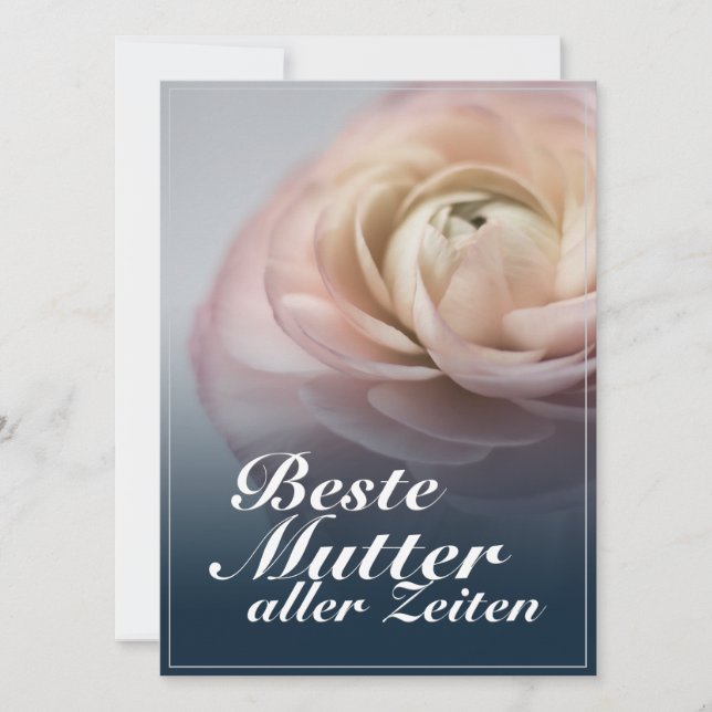 Beste Mutter aller Zeiten mit großer Rosa rosa (Anverso)