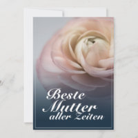 Beste Mutter aller Zeiten mit großer Rosa rosa