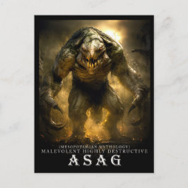 Bestia Antigua & Criaturas: Asag Tarjeta Postal
