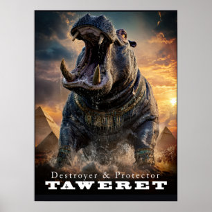 Bestia Antigua & Criaturas: Póster de Taweret