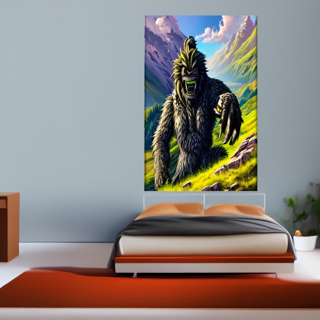 Bestia de fantasía en el bosque | Poster de arte d (Subido por el creador)