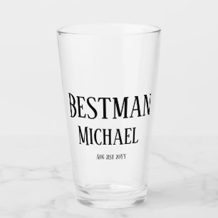 Bestman Groomsman GIFTS Classic Black