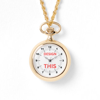 ¡BESTSELLER! Reloj de collar de oro - Personalizad