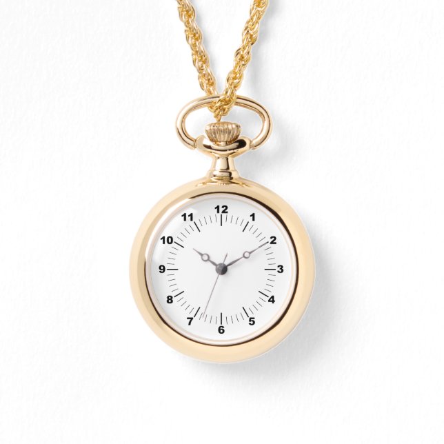 ¡BESTSELLER! Reloj de collar de oro - Personalizad (Anverso)