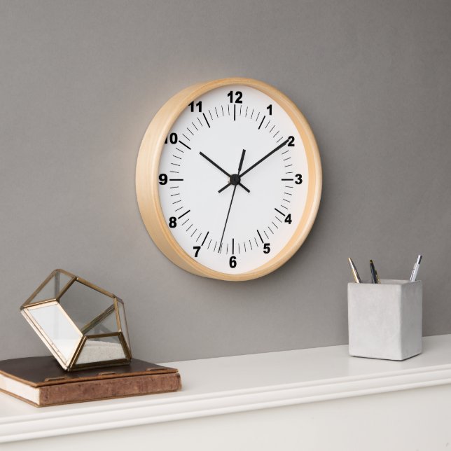 ¡BESTSELLER! Reloj de pared, 🕗 de marco de madera (Oficina)
