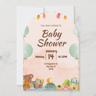 ¡BESTSLELLER! Invitación de Baby Shower