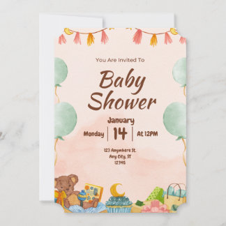 ¡BESTSLELLER! Invitación de Baby Shower