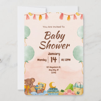 ¡BESTSLELLER! Invitación de Baby Shower