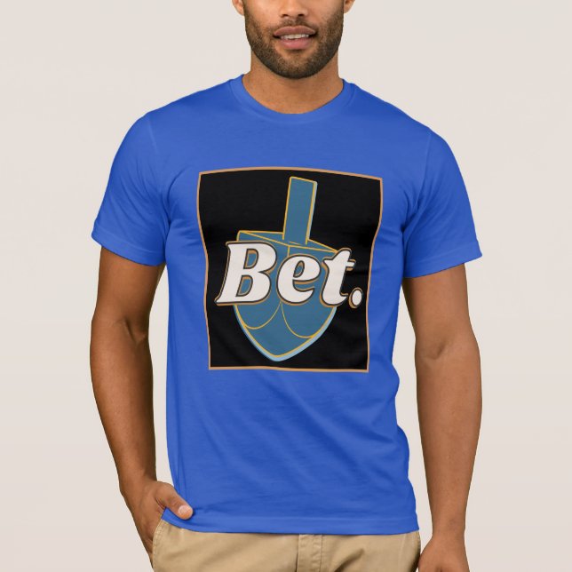 Bet. Funny Hanukkah Ugly Sweater Party Shirt (Anverso)