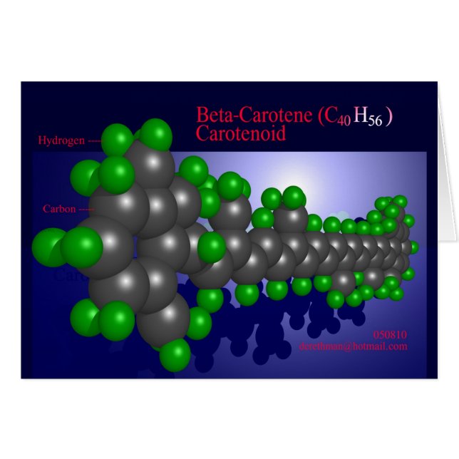 Betacaroteno (tarjeta) (Anverso (Horizontal))