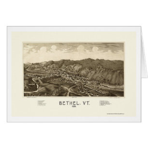 Bethel, mapa panorámico del VT - 1886