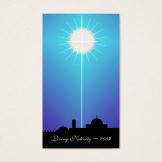 Bethlehem Living Nativity Card ~ 2009