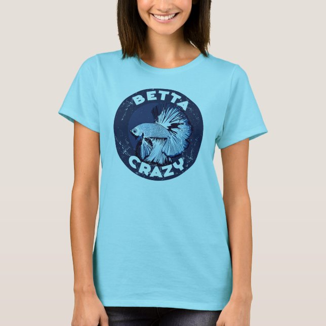 Betta Crazy - Camiseta femenina (Anverso)