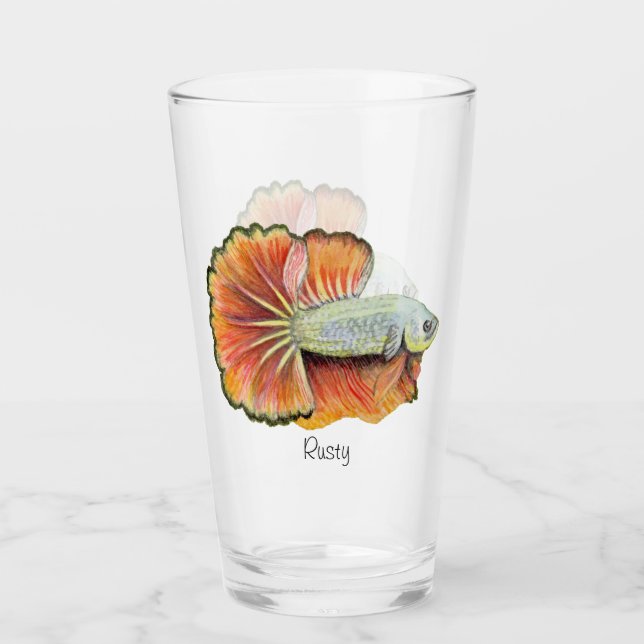 Betta Fish Glass (Anverso)