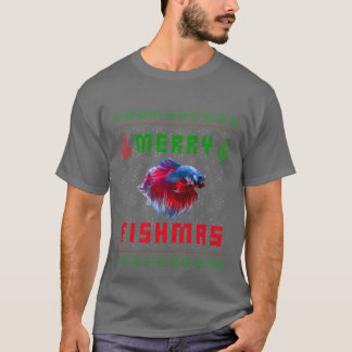 Betta Fish Siamese Fighting Fish Christmas Sweater
