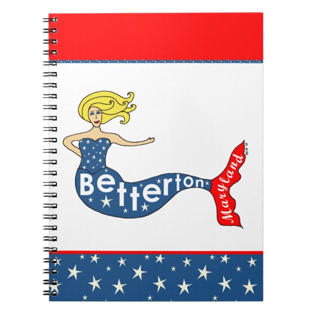 Betterton, cuaderno espiral de la sirena de (Frente)
