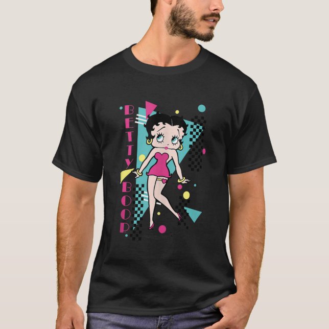 Betty Boop Booping 80s Style Tank Top (Anverso)