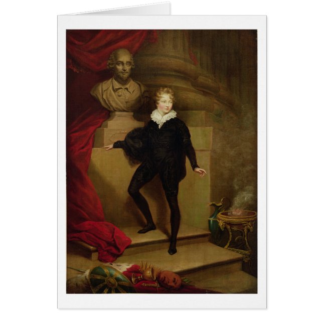 Betty principal como Hamlet antes de un busto de (Frente)