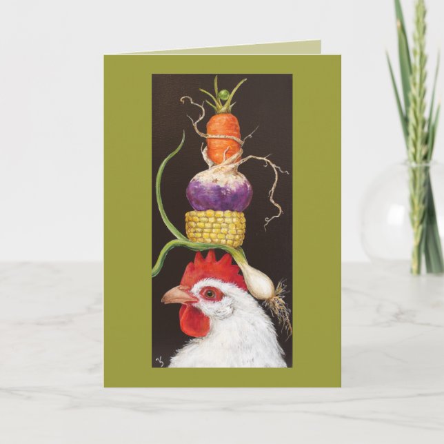 Beullah con tarjeta de gorra vegetariana (Anverso)