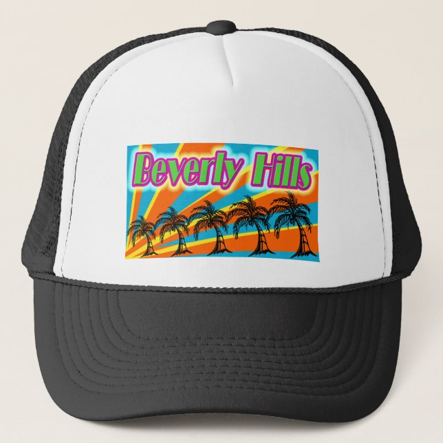 Beverly Hills 5 Palm Trees Gorra (Anverso)