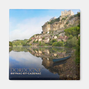 Beynac-y-Cazenac e imán del texto del río de