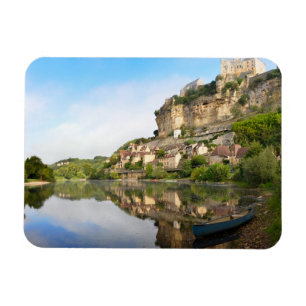 Beynac-y-Cazenac e imán rectangular de Dordoña