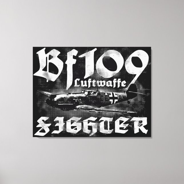 Bf 109 Lienzo envuelto (Anverso)