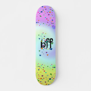 bff ~ corazones skateboard deck