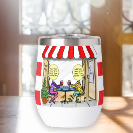 BFF Mejor Amigo Forever Wine Cafe Wine Tumbler