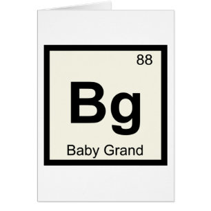 Bg - Piano de cola Baby Química Tabla Periódica