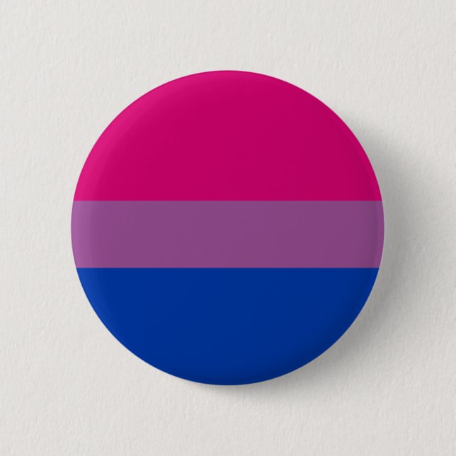 BI+ Botón de la bandera del orgullo (Anverso)