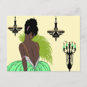 Bianca en verde - Postales