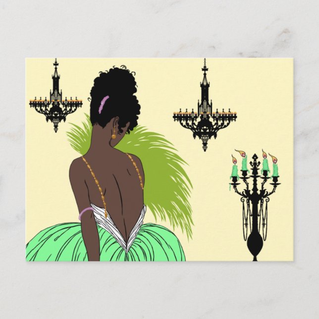 Bianca en verde - Postales (Anverso)