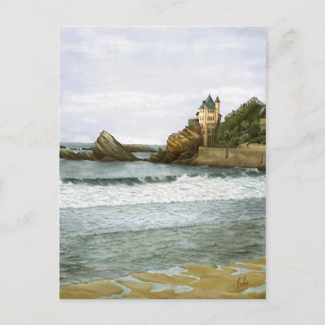 Biarritz. Postal (Anverso)