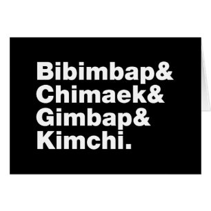 Bibimbap y Chimaek, Gimbap y Kimchi. Alimentos cor