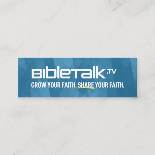 BibleTalk.tv - Tarjeta Mini promoción (Anverso)