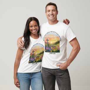 Biblia cristiana inspiradora contra camiseta