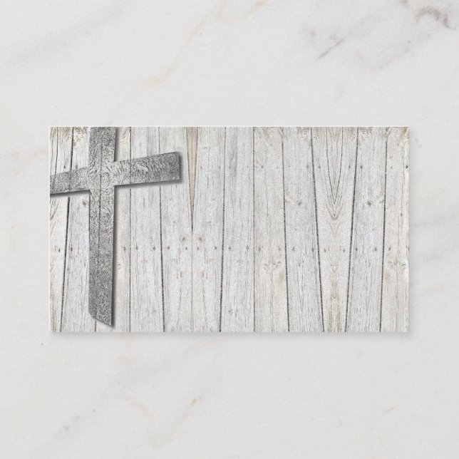 Biblia Cristiana Luz Dios Cielo Tarjetas de Negoci (Reverso)