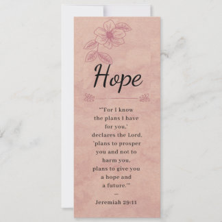 Biblia elegante con flores rosadas Rosa -Esperanza