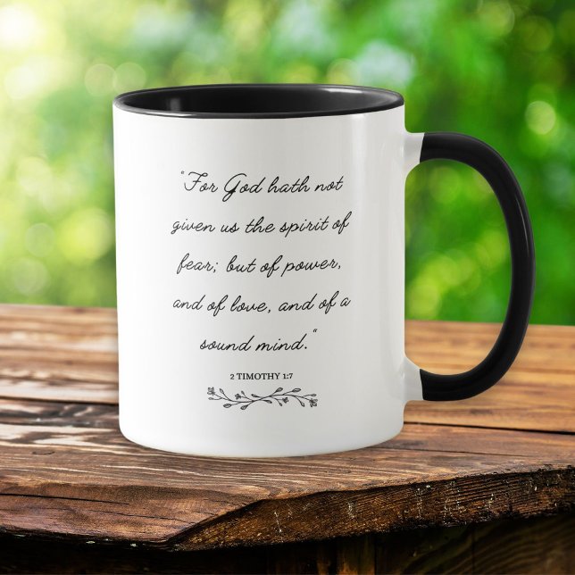 Biblia espiritual intrépida frente a taza Inspirad (Subido por el creador)