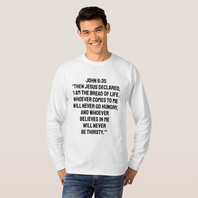 BIBLIA RELIGIOSA CRISTIANA VERSE CITA Camiseta (Anverso completo)