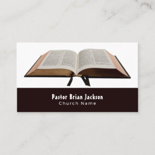 Biblia Santa, Cristianismo, Tarjeta de Negocio Rel