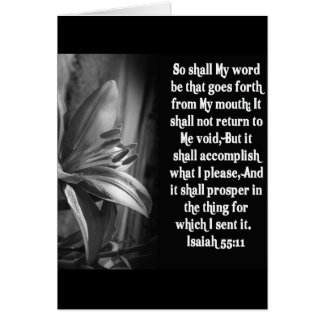 BIBLIA SCRIPTURE ISAIAH 55:11