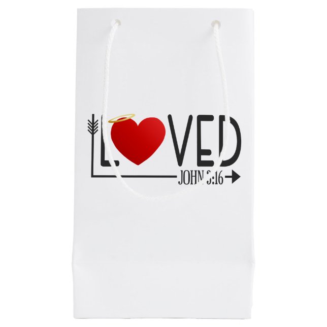 Biblia Simple Amada Verse Valentine | Bolsa de reg (Anverso)