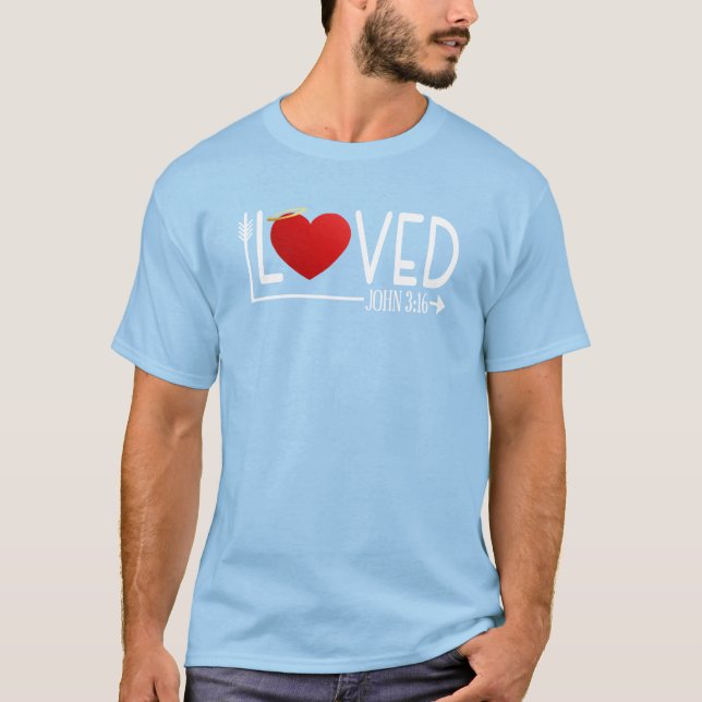 Biblia Simple Amada Verse Valentine | Camiseta (Anverso)